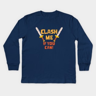 Clash Me if you Can Kids Long Sleeve T-Shirt